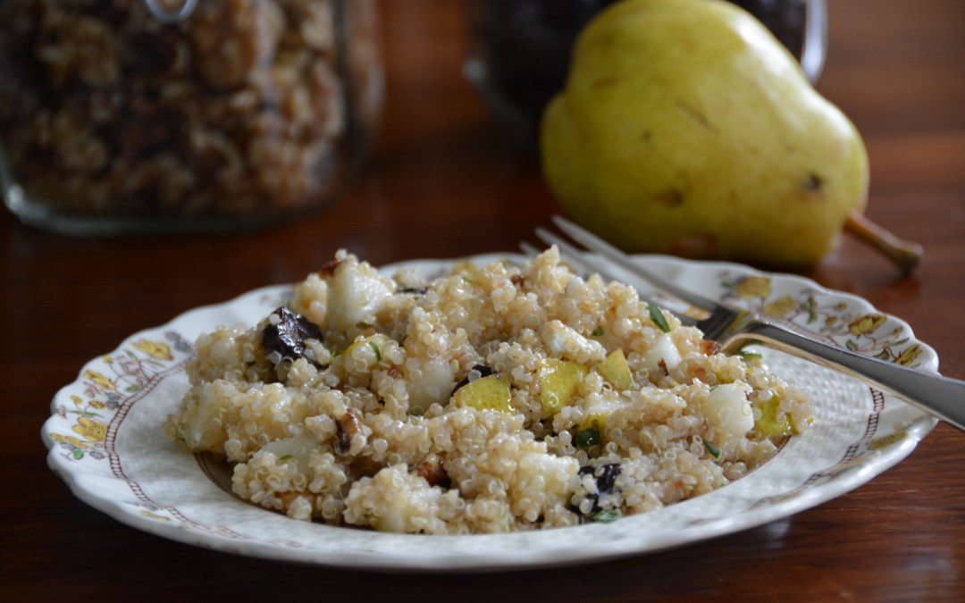 Quinoa Salad with Pears and Dried Cherries