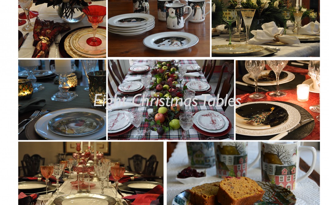 Eight Christmas Tables