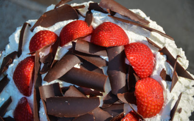 Strawberry Trifle with Chocolate Mousse