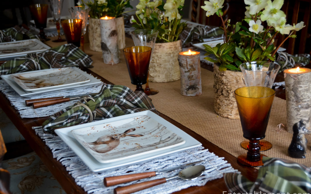A Winter Wildlife Table with Woodland Walk