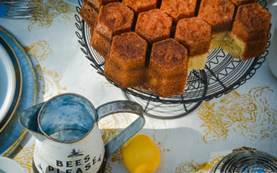 Lemon Honeycomb Cake