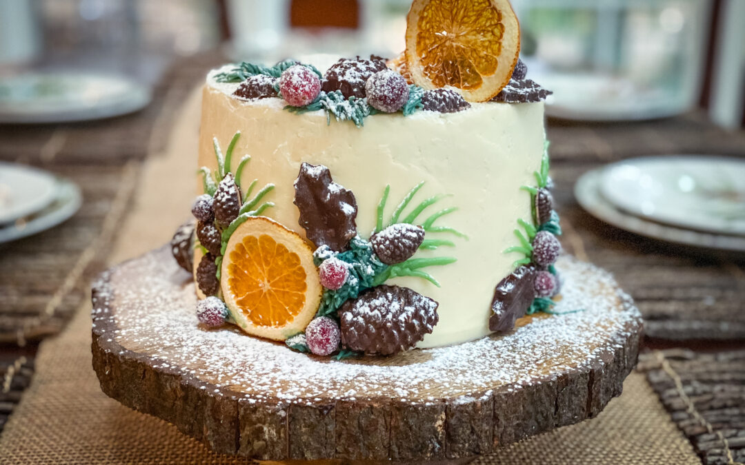 A Festive Chocolate Orange Cake | Entertablement