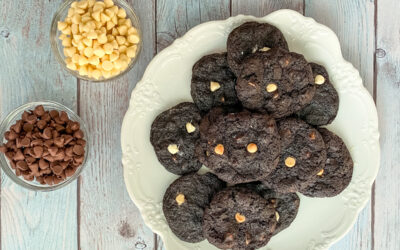 Reverse Chocolate Chip Cookies