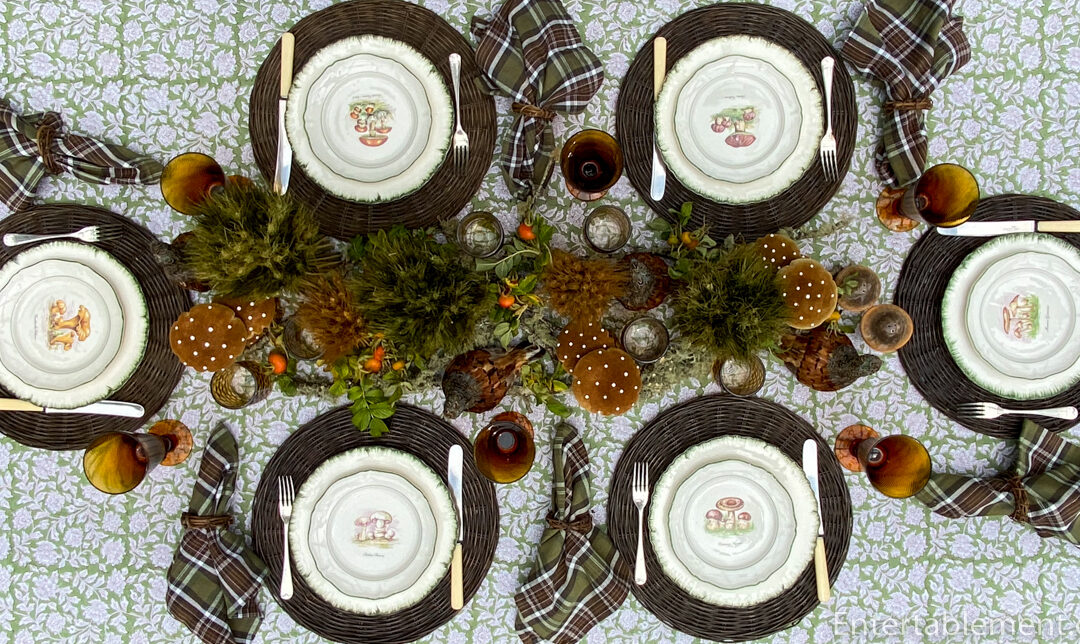 A Forest Foraging Table