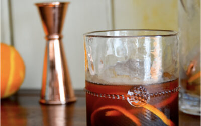 Bourbon & Apple Cider Syrup Cocktail